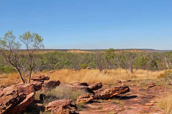 Landschaft bei Manning Gorge